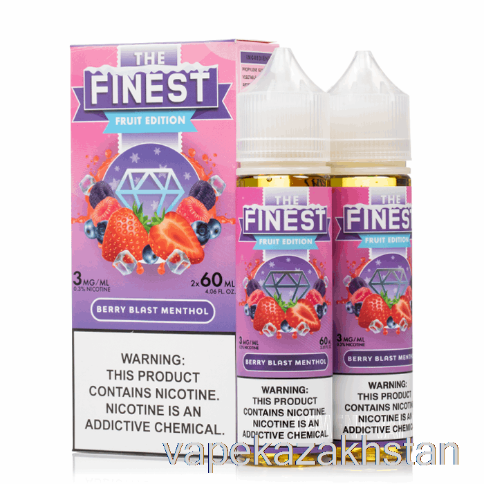 Vape Kazakhstan Berry Blast MENTHOL - The Finest Fruit Edition - 120mL 3mg
